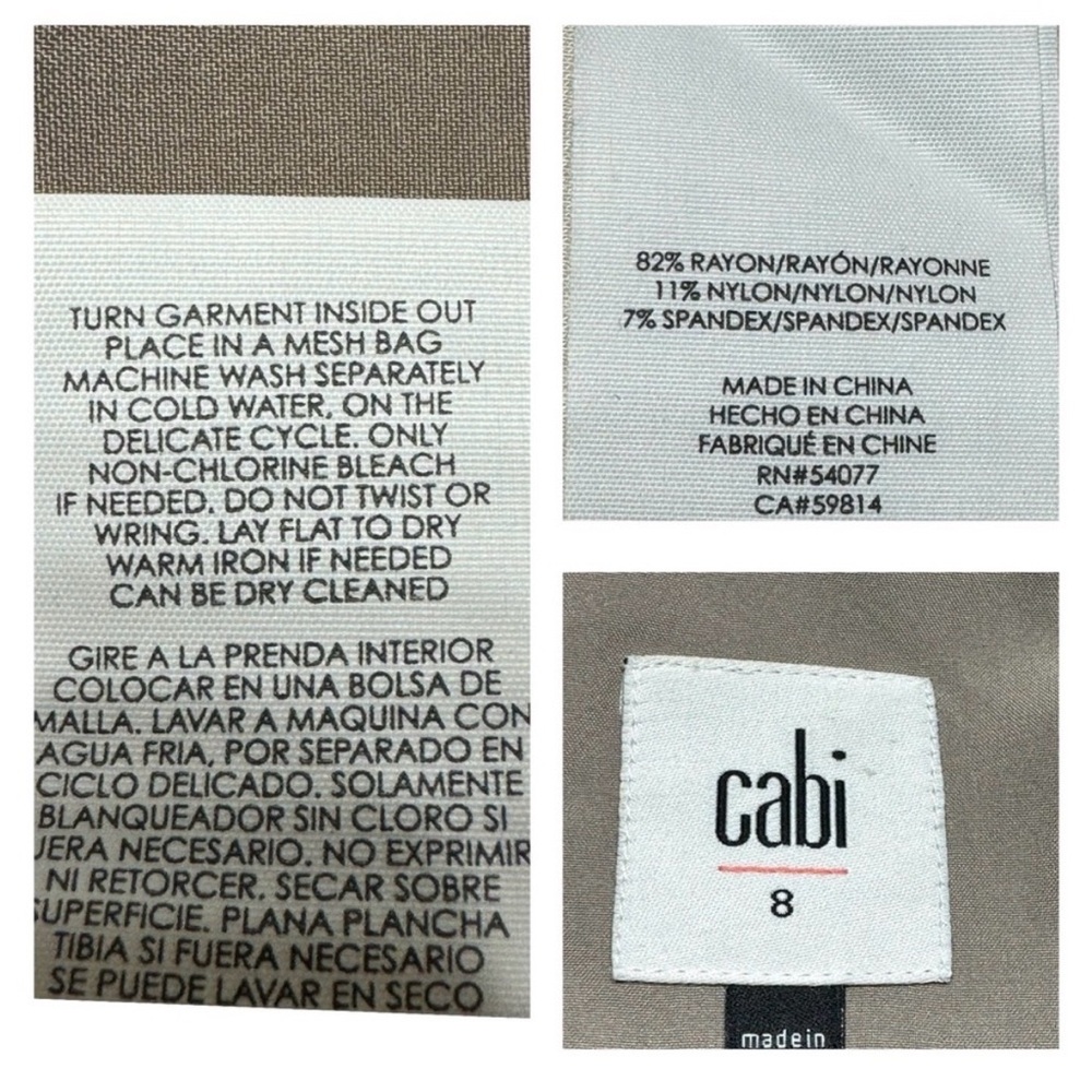 CAbi Python Print Double Breasted Blazer Jacket S… - image 12